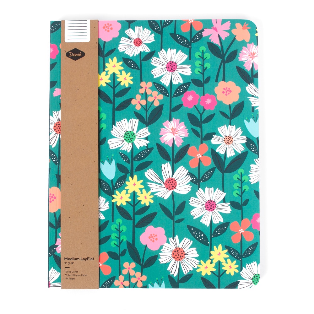 Memo & Notebooks, Art & School, Denik, Medium, Lay flat, Green Cosmos, 875092